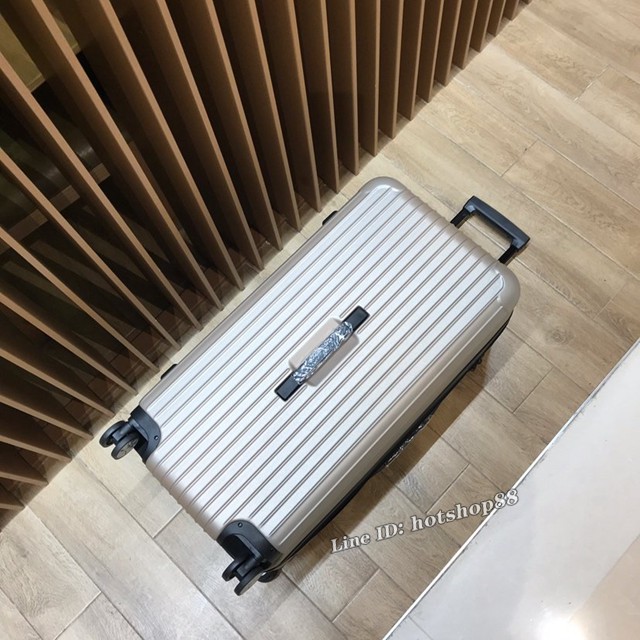 RIMOWA行李箱PC四輪拉杆箱 日默瓦香檳色30寸旅行箱 gdx1090